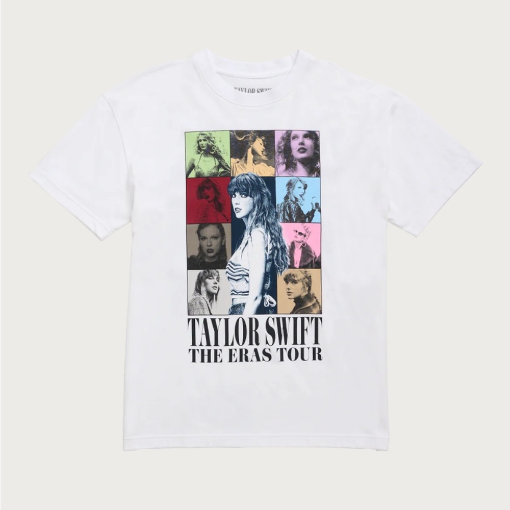 Taylor Swift The Eras Tour Through LA White T-Shirt